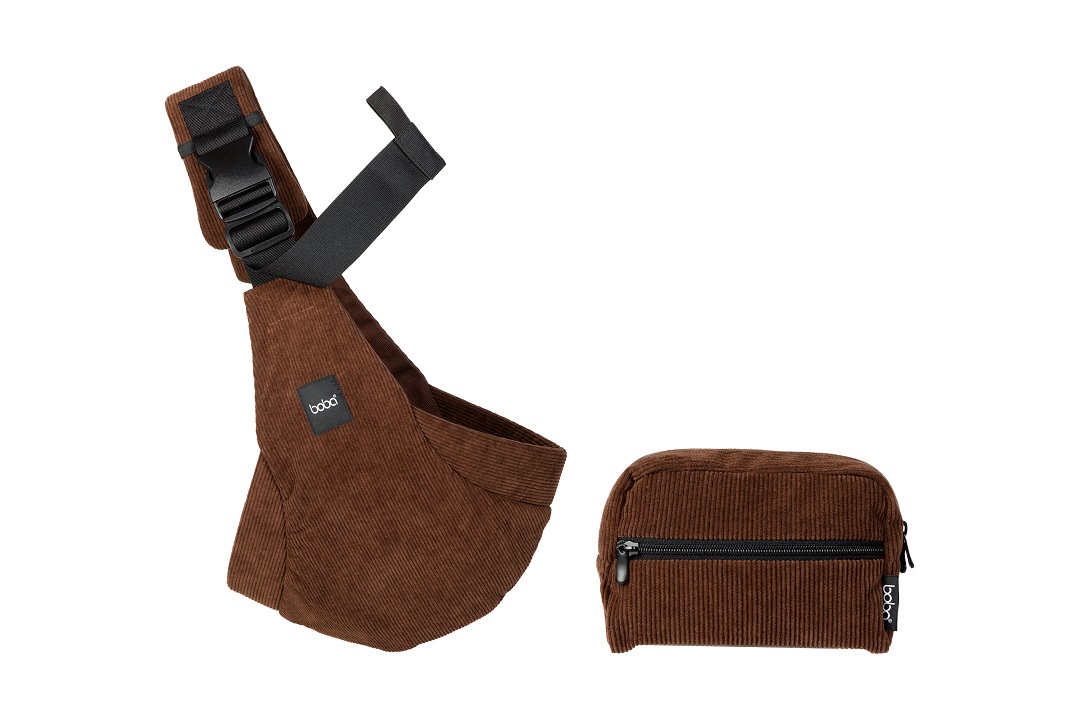 Kangura portabebés Portabebé ligero Boba Buddy Chocolate Brown Pana