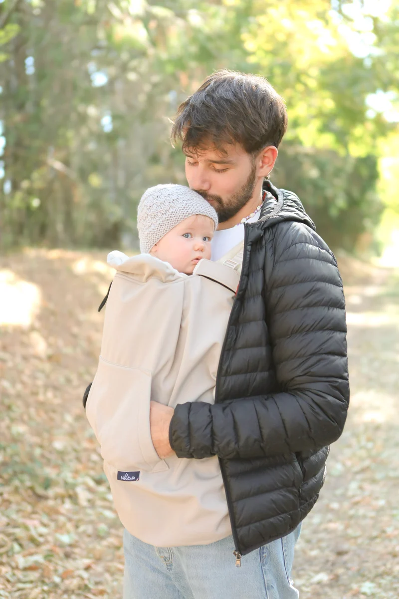 Kangura portabebés Cobertor de porteo 3 en 1 Néobulle Beige