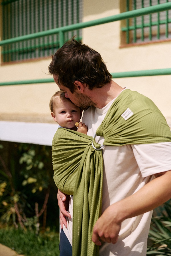 Kangura portabebés Bandolera Portabebé de Agua Momawo Splash Caki