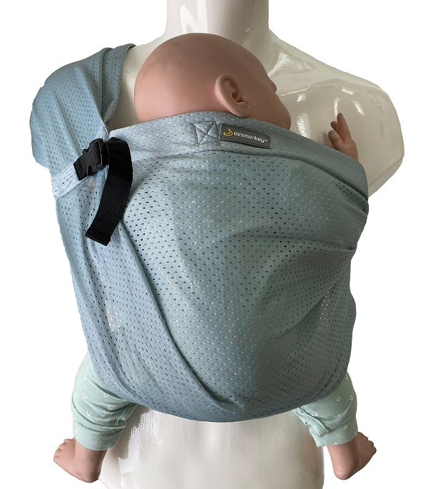 Kangura portabebés Bandolera Portabebé de Agua Minimonkey Green