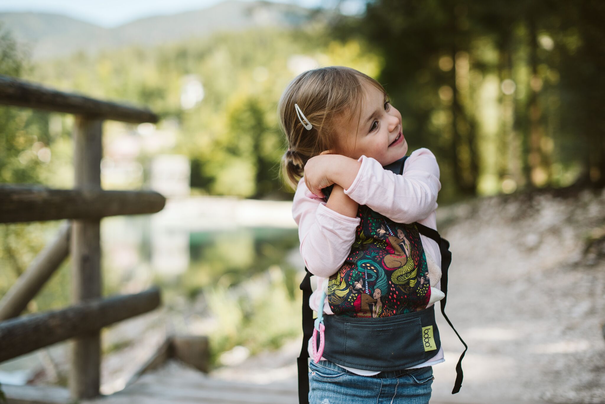 Kangura portabebés Boba Mini mochila de juguete Mermaid and Unicorn