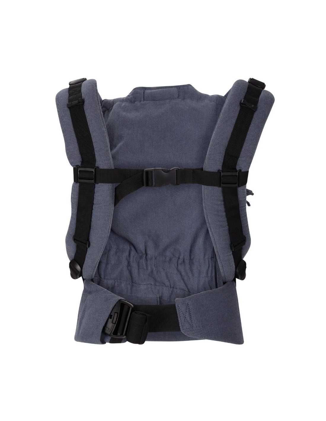 Kangura portabebés Mochila Evolutiva Portabebés Quokkababy E-Carrier Denim Blue