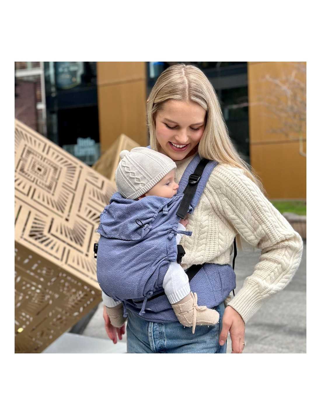 Kangura portabebés Mochila Evolutiva Portabebés Quokkababy E-Carrier Blue Vives