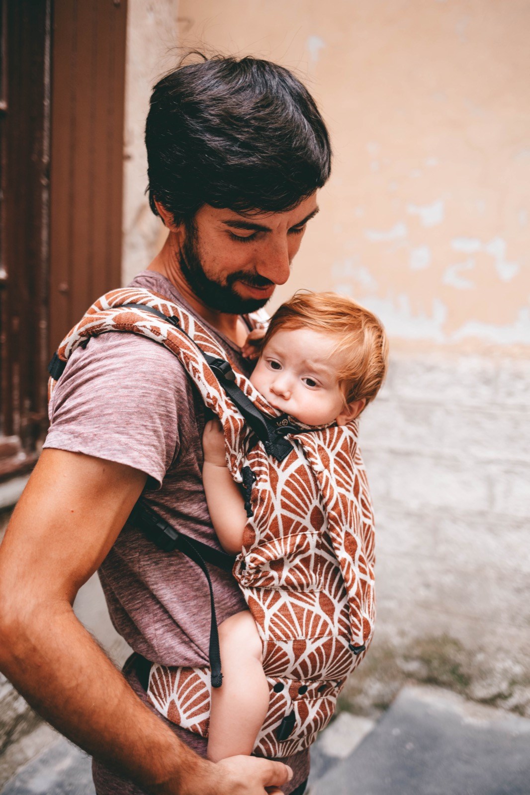 Kangura portabebés Mochila Evolutiva Portabebé Neko Smart Baby Mocha (Lino)