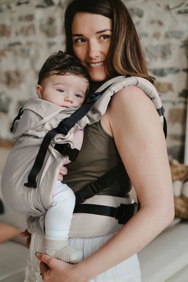 Kangura portabebés Mochila Evolutiva Néobulle Néo+ PlusV2 Plume